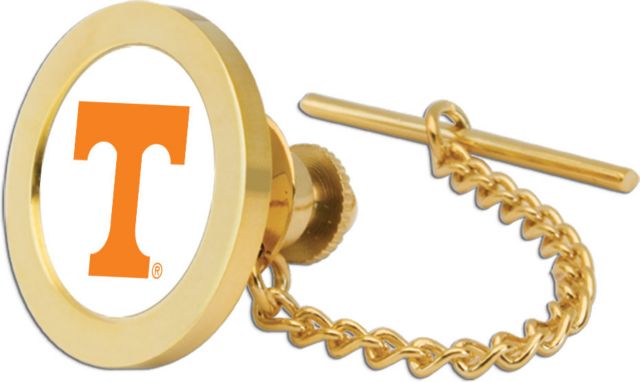 Tennessee Volunteers CSI Goldtie Tack/Lapel Pin Gift Boxed With Colored Medallion - ONLINE ONLY
