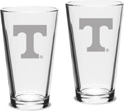 Set of 2 Crystal Mixing Glasses - 16 oz- ONLINE ONLY