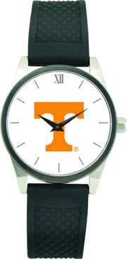 Tennessee Volunteers CSI Men's Wristwatch (Gift Boxed) With Black Silicone Strap And Color Medallion. - ONLINE ONLY