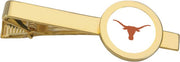 Texas Longhorns CSI Gold Tie Bar With Colored Medallion