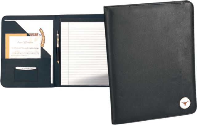 Texas Longhorns CSI Beautiful Writing Portfolio (Gift Boxed) with Colored Medallion - ONLINE ONLY