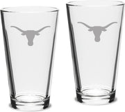 Set of 2 Crystal Mixing Glasses - 16 oz- ONLINE ONLY