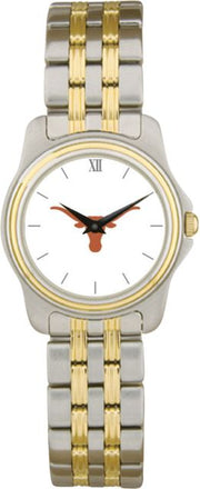 Texas Longhorns CSI Women's Two-Tone Wristwatch with Colored Medallion - ONLINE ONLY