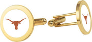 Texas Longhorns CSI Gold Cufflinks (Gift Boxed) with Colored Medallion - ONLINE ONLY