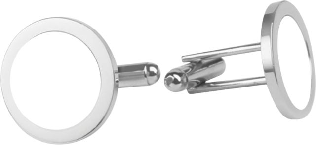 Texas Longhorns CSI Silver Cufflinks (Gift Boxed) with Colored Medallion - ONLINE ONLY