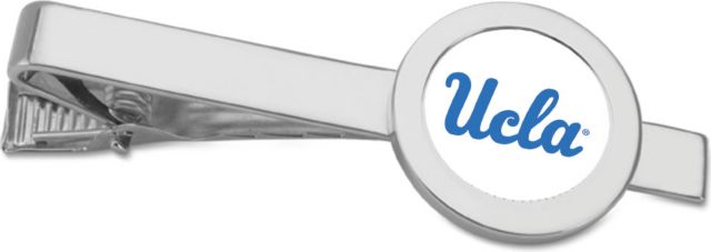 UCLA Bruins CSI Silver Tie Bar With Colored Medallion - ONLINE ONLY