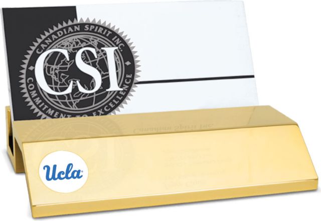 UCLA Bruins CSI Gold Card Holder With Colored Medallion - ONLINE ONLY