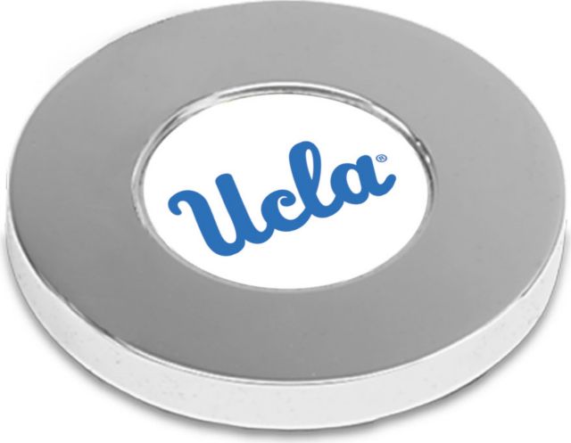 UCLA Bruins CSI Silver Paperweight (Gift Boxed) With Colored Medallion - ONLINE ONLY