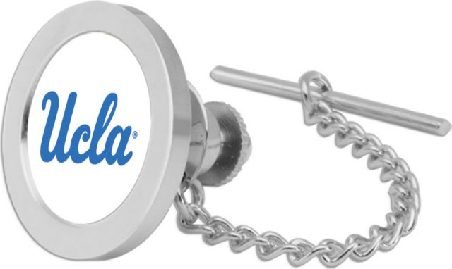 UCLA Bruins CSI Silver Tie Tack/Lapel Pin Gift Boxed With Colored Medallion - ONLINE ONLY