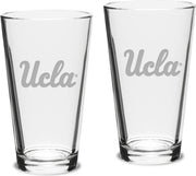 Set of 2 Crystal Mixing Glasses - 16 oz- ONLINE ONLY