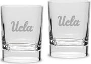 Set of 2 Luigi Bormioli Rounded Square Double Old Fashion Glass - 11.75 oz- ONLINE ONLY