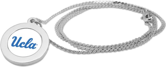 UCLA Bruins CSI Silver Pendant Necklace With Colored Medallion - ONLINE ONLY