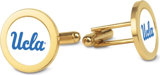 UCLA Bruins CSI Gold Cufflinks (Gift Boxed) With Colored Medallion - ONLINE ONLY