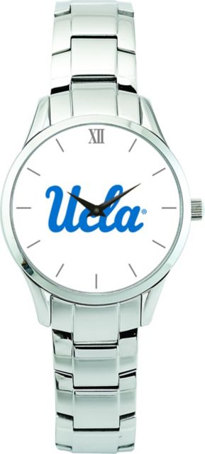 UCLA Bruins CSI Women's Stainless Steel Wristwatch (Gift Boxed) With Color Medallion - ONLINE ONLY