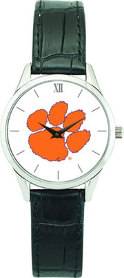 Clemson Tigers CSI Women's Stainless Steel Wristwatch (Gift Boxed) With Color Medallion - ONLINE ONLY