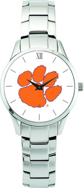 Clemson Tigers CSI Men's Stainless Steel Wristwatch (Gift Boxed) Color Medallion - ONLINE ONLY