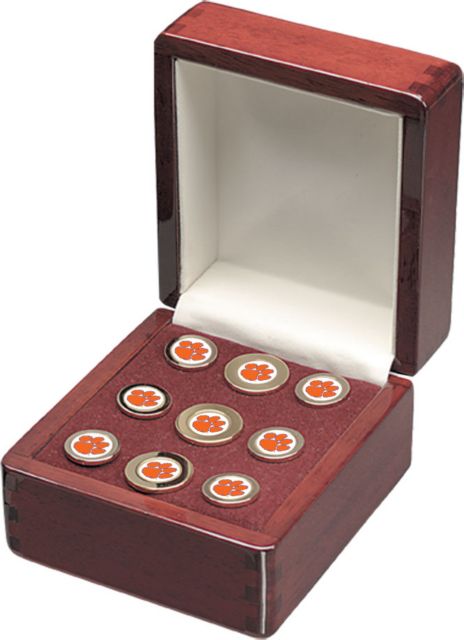 Clemson Tigers CSI Blazer Buttons With Color Medallions - ONLINE ONLY