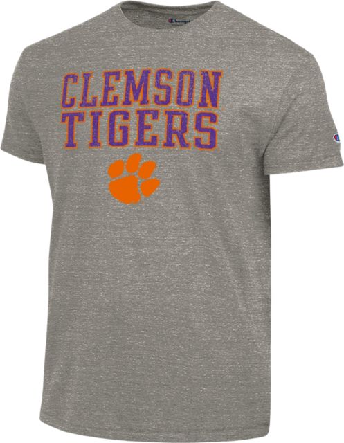Clemson Tigers Triblend Short Sleeve T-Shirt - ONLINE ONLY