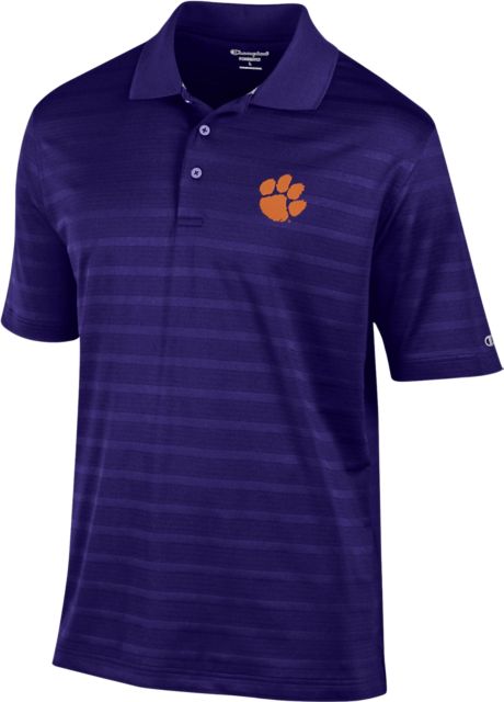 Clemson Tigers Textured Polo - ONLINE ONLY