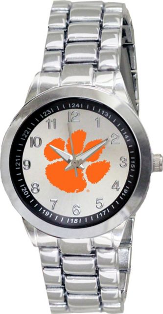 Clemson Tigers 32mm Ladies Stainless Steel Watch