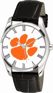 Clemson Tigers 26mm Ladies Leather Watch