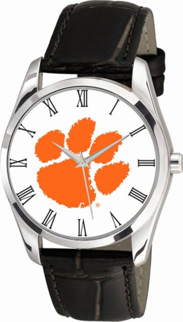 Clemson Tigers 26mm Ladies Leather Watch