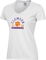 Clemson Tigers Women's V-Neck Short Sleeve T-Shirt