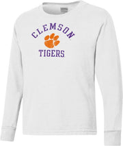 Clemson Tigers Youth Comfort Wash Long Sleeve T-Shirt