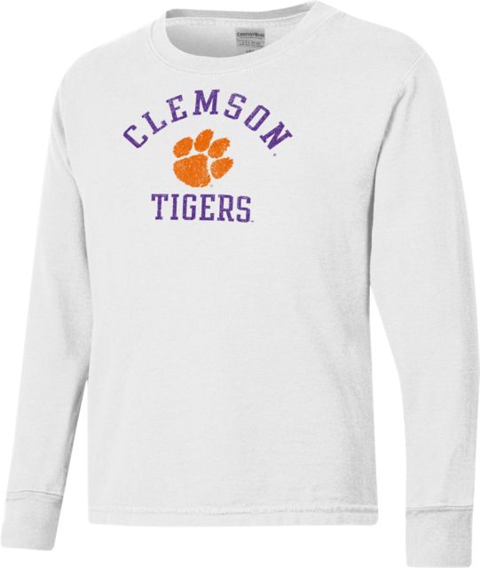 Clemson Tigers Youth Comfort Wash Long Sleeve T-Shirt