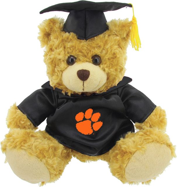 Clemson Tigers 12" Graduation Plush Bear - ONLINE ONLY