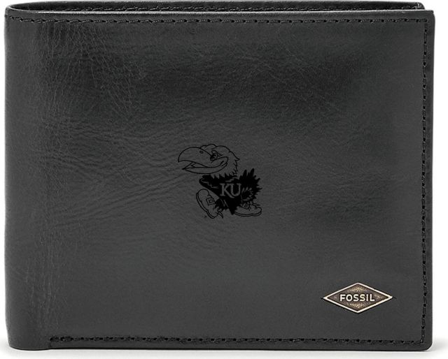 Fossil Leather Ryan RFID Passcase - Black - ONLINE ONLY