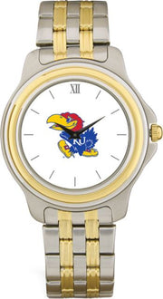 Kansas Wildcats CSI Men's Two-Toned Wristwatch With Colored Medallion - ONLINE ONLY