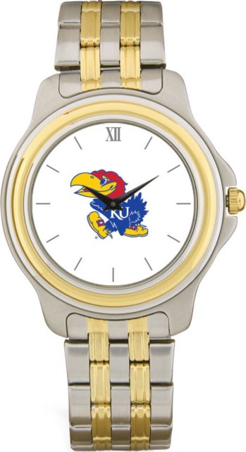 Kansas Wildcats CSI Men's Two-Toned Wristwatch With Colored Medallion - ONLINE ONLY