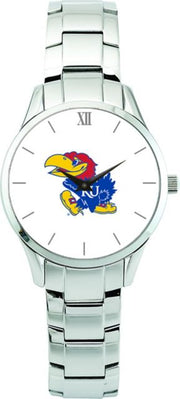 Kansas Wildcats CSI Men's Stainless Steel Wristwatch (Gift Boxed) Color Medallion - ONLINE ONLY