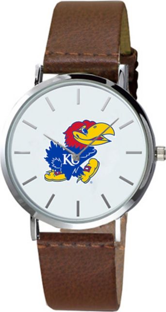 Kansas Wildcats 40mm Men's Leather Watch