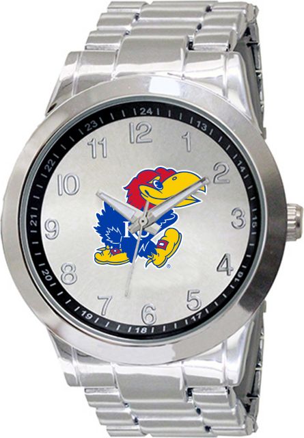 Kansas Wildcats 44mm Men's Stainless Steel Watch