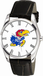 Kansas Wildcats 26mm Ladies Leather Watch
