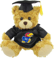 Kansas Wildcats 12" Graduation Plush Bear - ONLINE ONLY