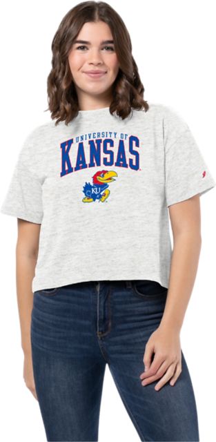 Kansas Wildcats Women's Crop Short Sleeve T-Shirt