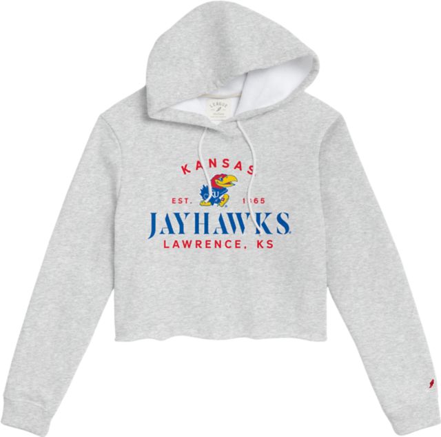 Kansas Wildcats Women's Cropped Hooded Sweatshirt