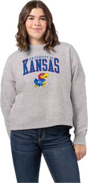 Kansas Wildcats Women's Boxy Crewneck Sweatshirt