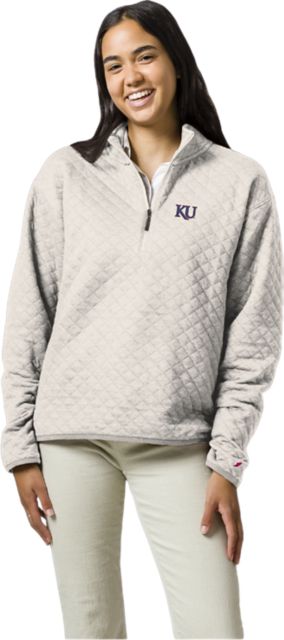 Kansas Wildcats Women's Quilted 1/4 Zip