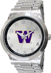 Washington Huskies 44mm Men's Stainless Steel Watch