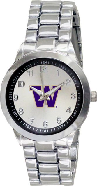 Washington Huskies 32mm Ladies Stainless Steel Watch