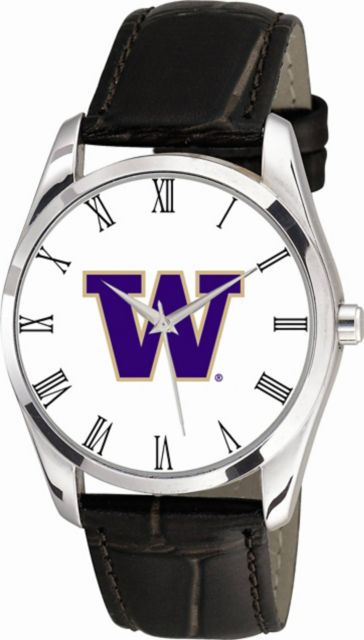 Washington Huskies 26mm Ladies Leather Watch