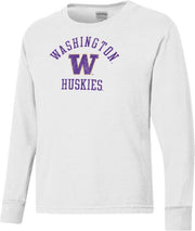 Washington Huskies Youth Comfort Wash Long Sleeve T-Shirt