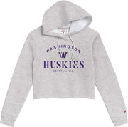 Washington Huskies Women's Cropped Hooded Sweatshirt