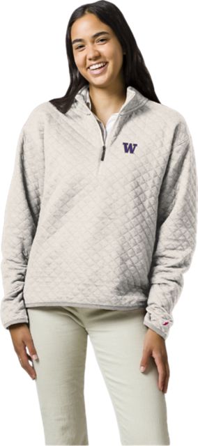 Washington Huskies Women's Quilted 1/4 Zip