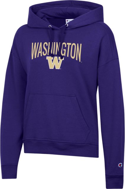 Washington Huskies Women's Powerblend Hooded Sweatshirt - ONLINE ONLY