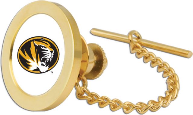 Missouri Tigers CSI Goldtie Tack/Lapel Pin Gift Boxed With Colored Medallion - ONLINE ONLY